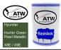 Preview: Hyundai, Hunter Green Pearl Metallic, X8E / X9E: 500ml Lackdose, von ATW Autoteile West.
